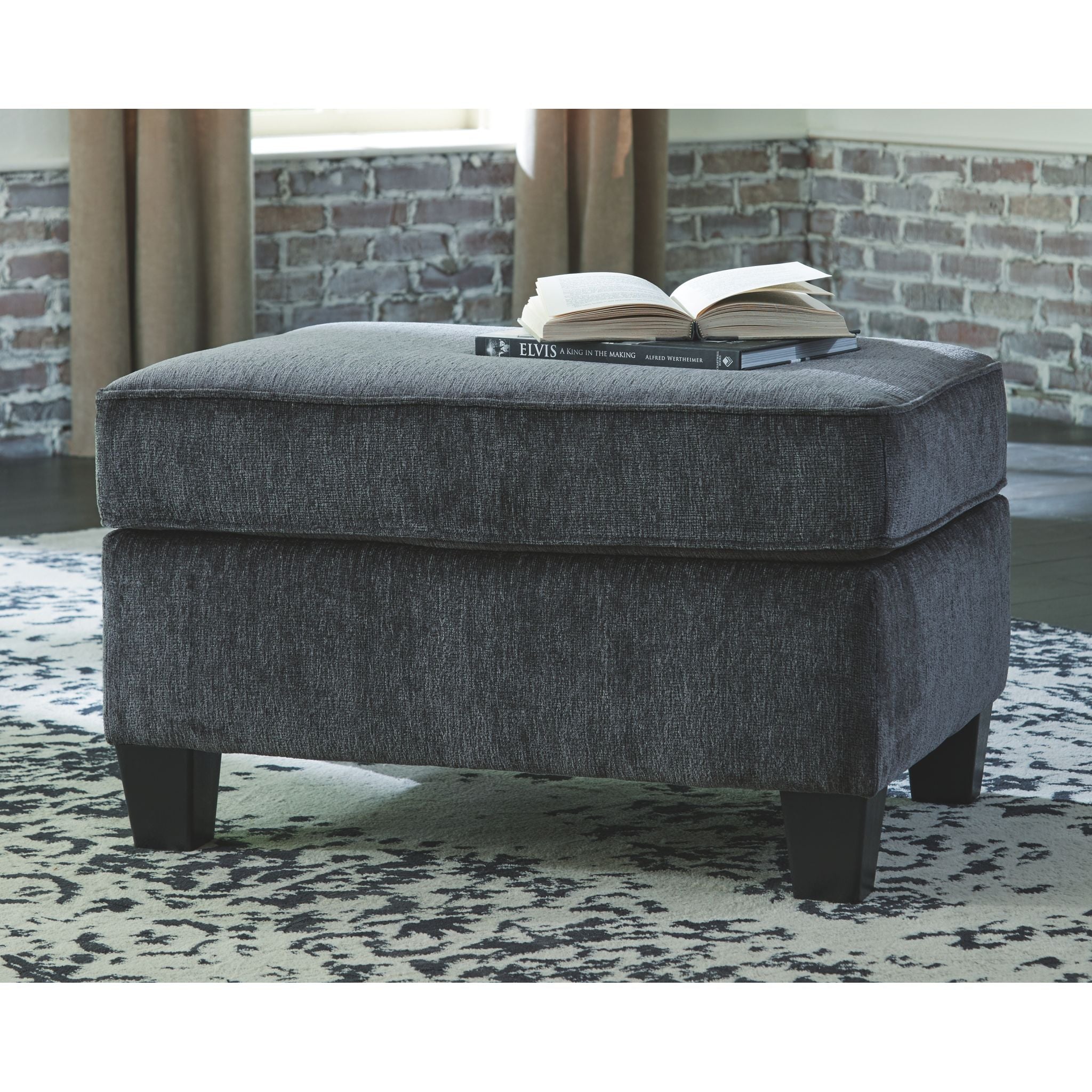Abinger Ottoman Natural - Stylish and Versatile Storage Bench for Living Room, Bedroom, or Entryway