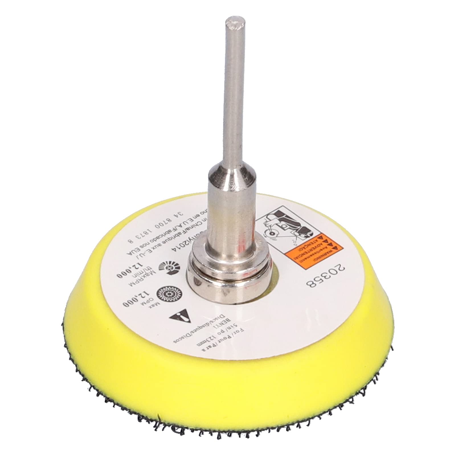 2 Inch Sanding Disc with Hook and Loop Backing Pad - Drill Sanding Attachment for Polishing & Buffing - Perfect for Woodworking, Metal Finishing & DIY Projects