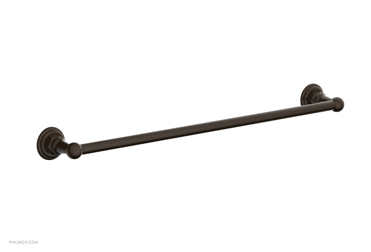HEX TRADITIONAL 24-Inch Chrome Towel Bar - Bathroom Towel Rack for Hand & Bath Towels - Perfect for Modern & Traditional Bathrooms, Kitchens & Laundry Rooms
