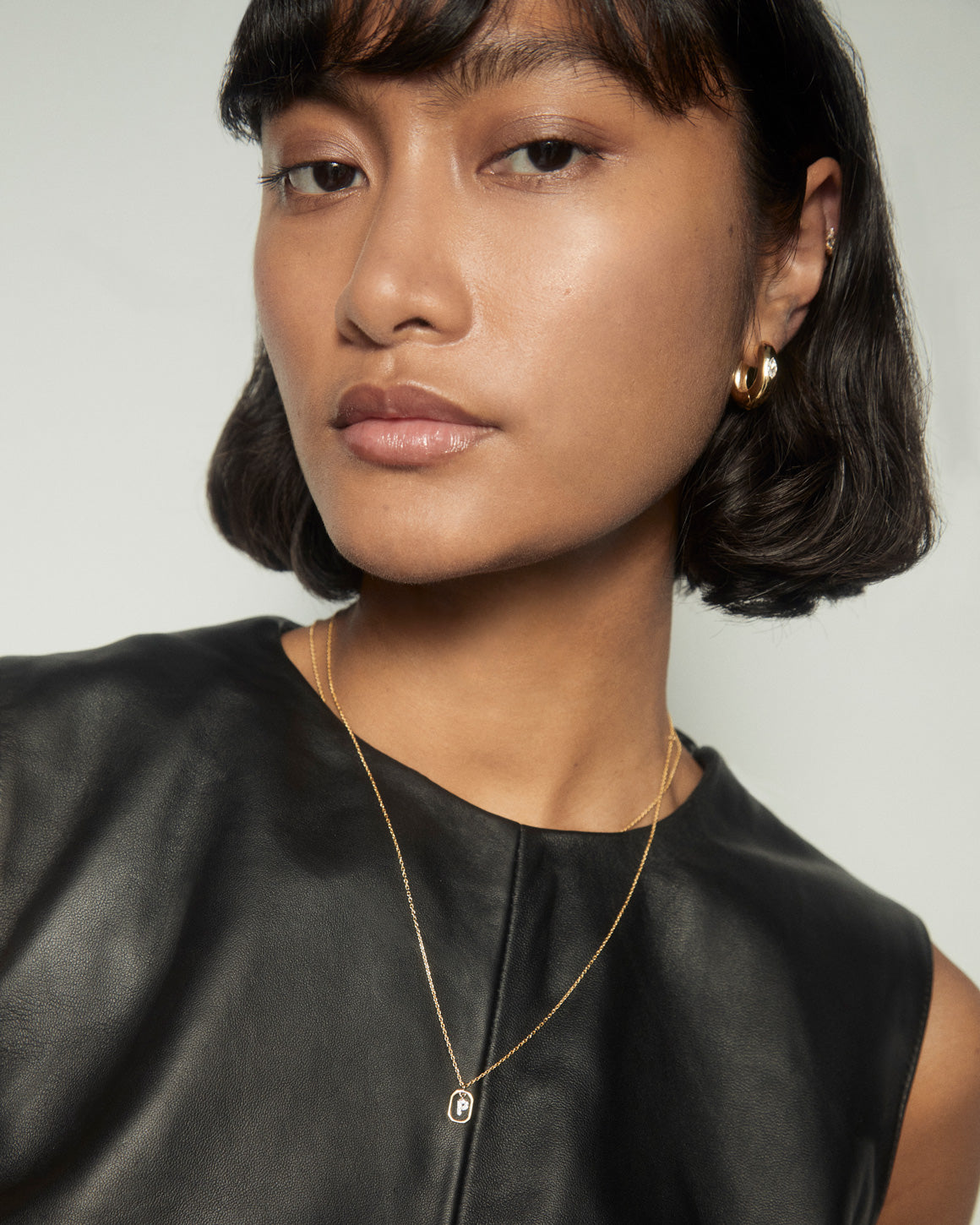GRID Ura Hoop Earrings for Women - Trendy Geometric Drop Earrings - Perfect for Parties, Weddings & Everyday Wear