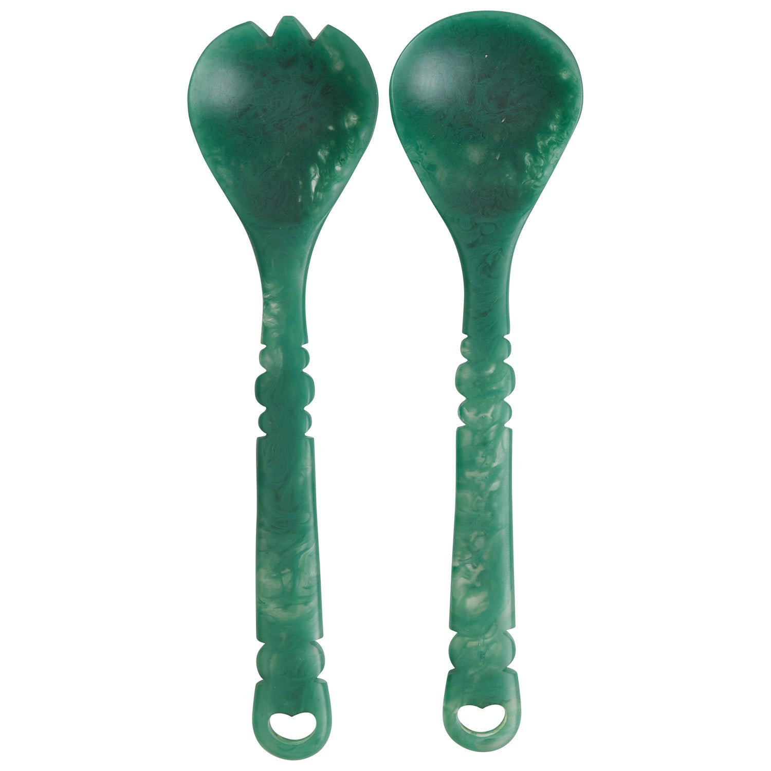 Wilkie Salad Servers Set - Premium Stainless Steel with Ergonomic Wooden Handles - Perfect for Serving Salads, Pasta, and Side Dishes - Ideal for Dinner Parties, BBQs, and Family Gatherings