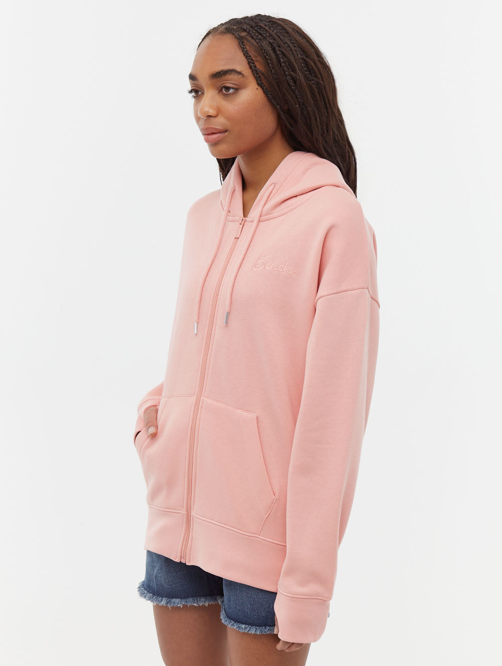 Naos Oversized Zip Up Hoodie for Men & Women - Cozy Fleece Pullover with Pockets - Perfect for Casual Wear, Gym, and Outdoor Activities