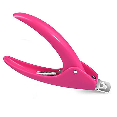 FAMEZA Professional Acrylic Nail Clipper & Trimmer - Precision Fake Nail Cutter for Artificial Nails, Tips & Extensions - Perfect for Salon, Home Manicure & Nail Art DIY