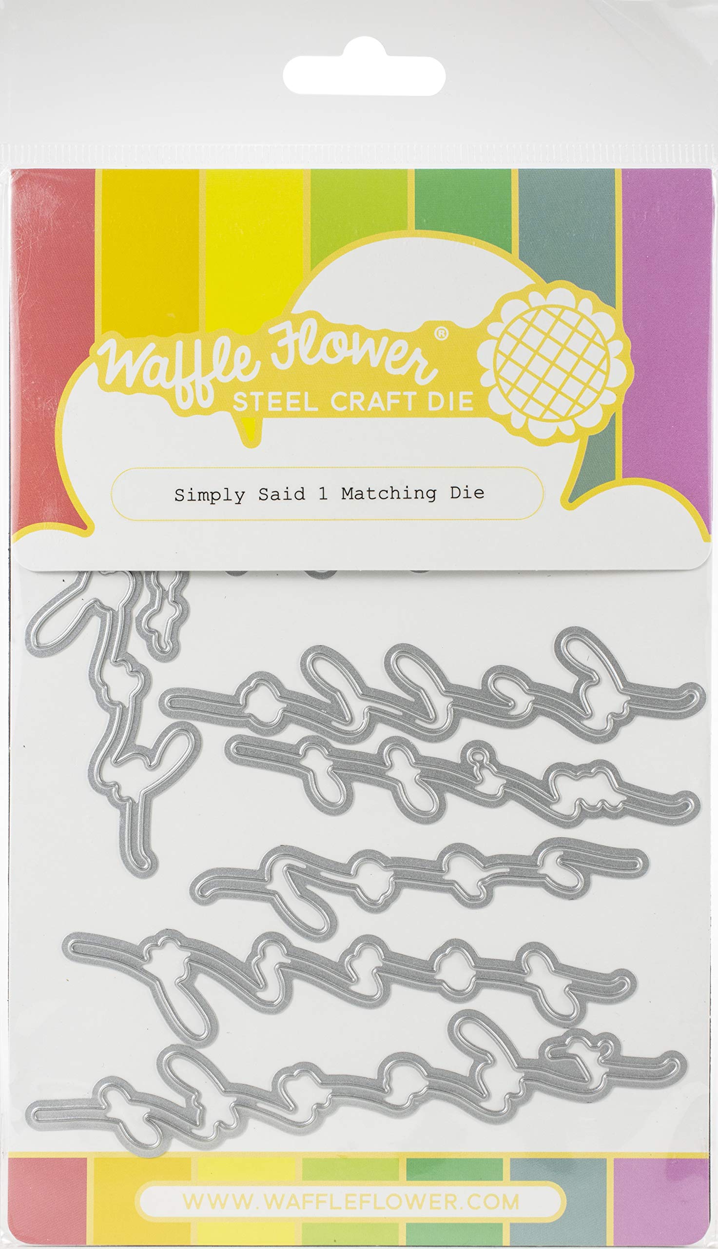 Waffle Flower Crafts Waffle Flower Die SMPLY - One Size Scrapbooking Die Cut for Card Making, DIY Greeting Cards, and Paper Crafting Projects
