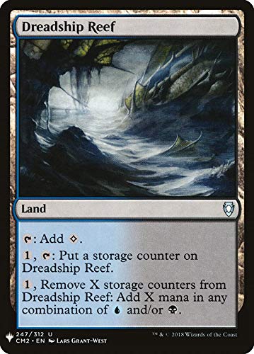 Magic: The Gathering - Dreadship Reef Mystery Booster Card | Commander Anthology 2018 Edition | Collectible Trading Card for MTG Deck Building & Commander Games