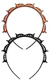 Shyam Creation Hair Bands & Braiding Tool Set - 2 Pack Hair Clips & Barrettes for Women & Girls with Thin or Thick Hair - Perfect for School, Work, Sports & Everyday Hairstyles