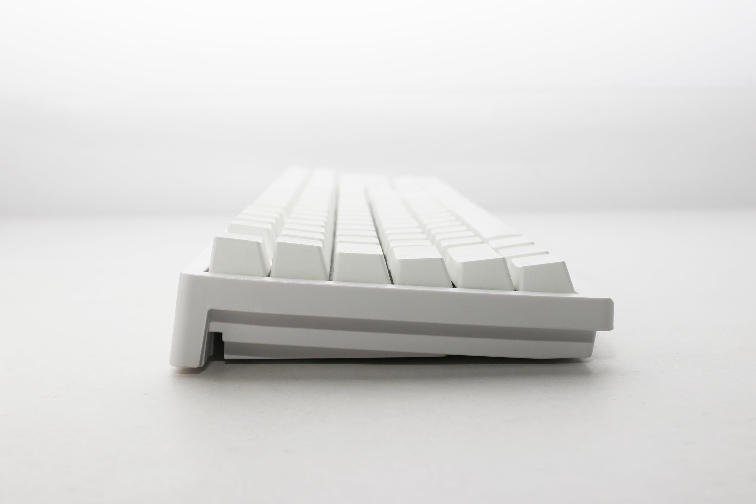 Ducky Zero 6108 Pure White Hotswap Bluetooth RGB Mechanical Keyboard with Cherry MX2A Brown Switches - Wireless Gaming Keyboard for PC, Mac, Typing & Office Work