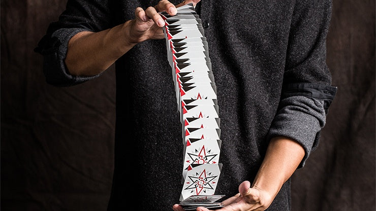 Premium Red Cardistry Fanning Deck - Perfect for Magic Tricks, Card Flourishes, and Professional Cardistry Performances
