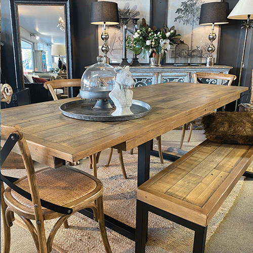 Waiheke Extension Dining Table 180cm/240cm - Solid Wood Expandable Dining Table for 6-10 People - Perfect for Family Gatherings & Dinner Parties