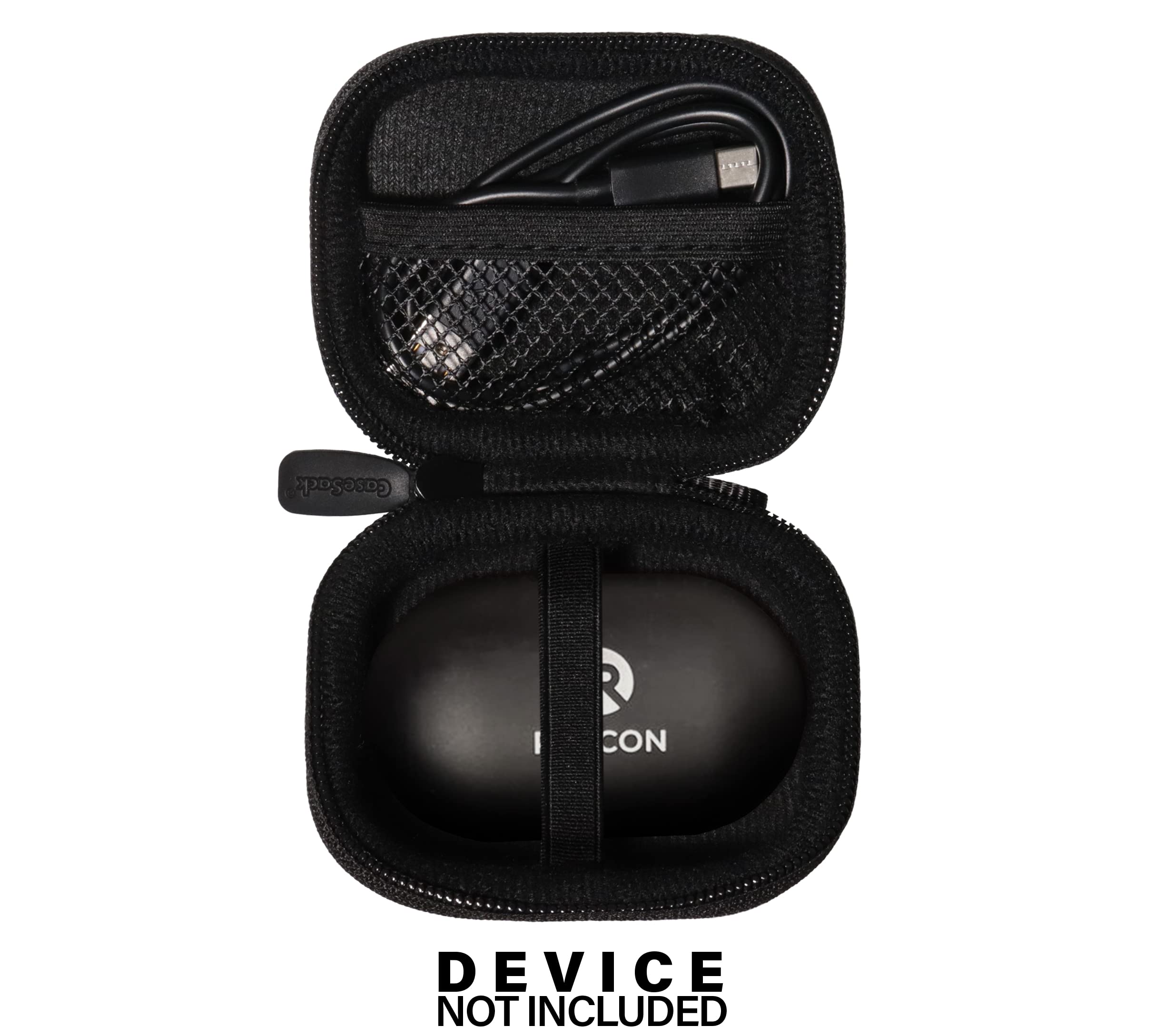 Raycon Everyday Earbuds Case (2024 Edition) - Protective Cover for Raycon Fitness Earbuds, In-Ear Headphones Accessories - Perfect for Gym, Running & Travel (Black)