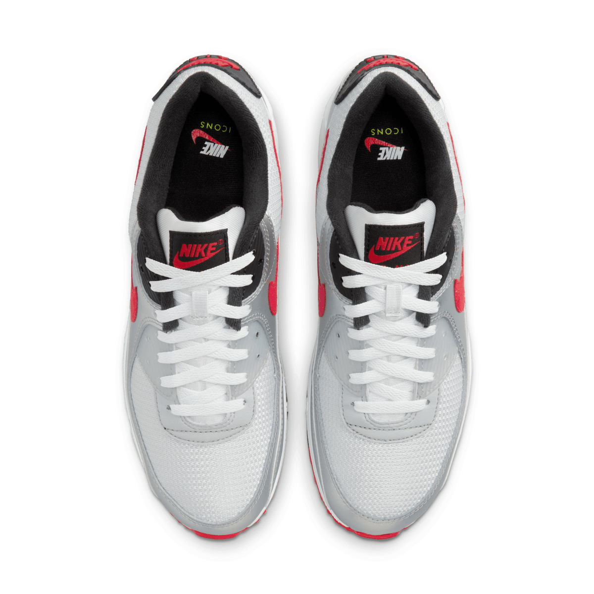 Nike Air Max 90 'Silver Bullet' Retro Running Shoes - Men's/Women's Lifestyle Sneakers for Casual Wear, Gym & Street Fashion