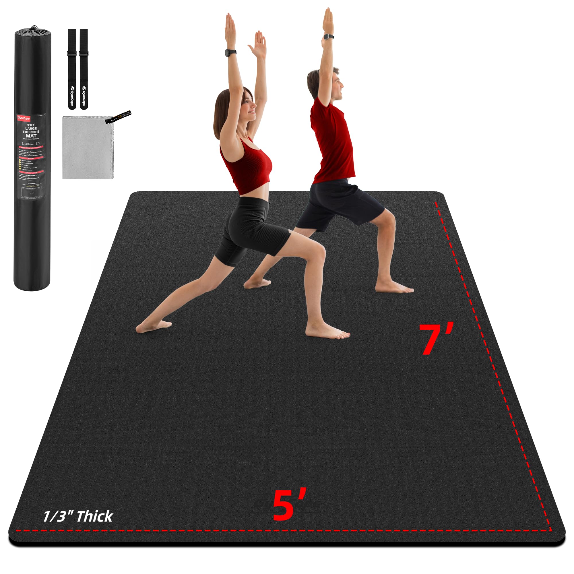 Extra Thick Yoga Mat 1/2