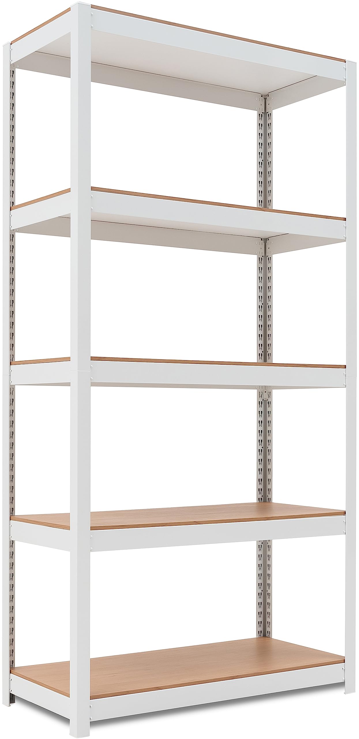 HOMEDANT 5-Tier Heavy Duty Boltless Metal Shelving Unit - Adjustable Storage Rack for Kitchen, Garage, Pantry & Closet Organization (1 Pack) - Perfect for Home Storage, Warehouse Shelving & Commercial Use