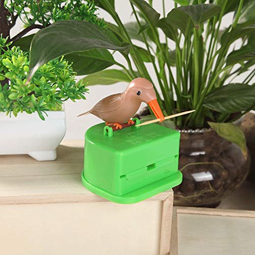 Automatic Hummingbird Toothpick Dispenser - Fun & Cute Gag Gift for Home, Office & Parties (Color A) | Perfect for Kitchen, Dining Table & Entertaining Guests