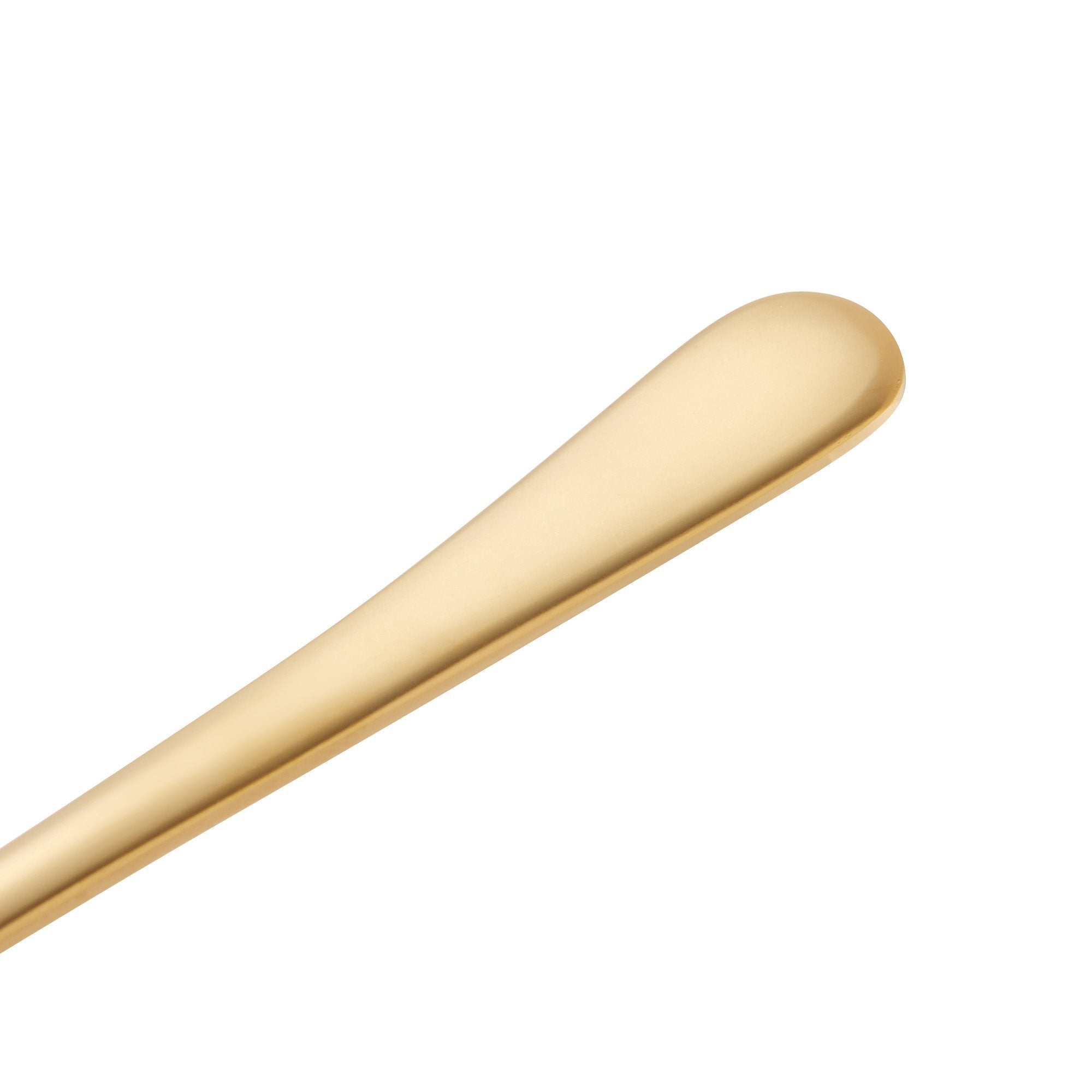 Premium Elegant Gold-Plated Dinner Spoons - 12-Piece Set for Fine Dining, Wedding Cutlery & Formal Table Settings