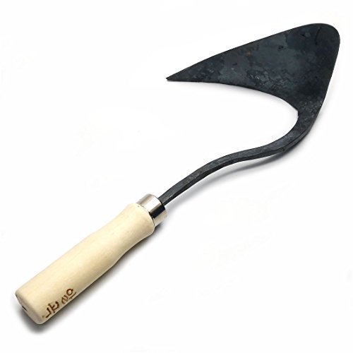Premium GARASANI Korean Style Ho-Mi Hand Plow Hoe - Ergonomic Weeding Tool for Organic Gardening, Farming & Soil Cultivation | Perfect for Vegetable Gardens, Flower Beds & Small Farm Work