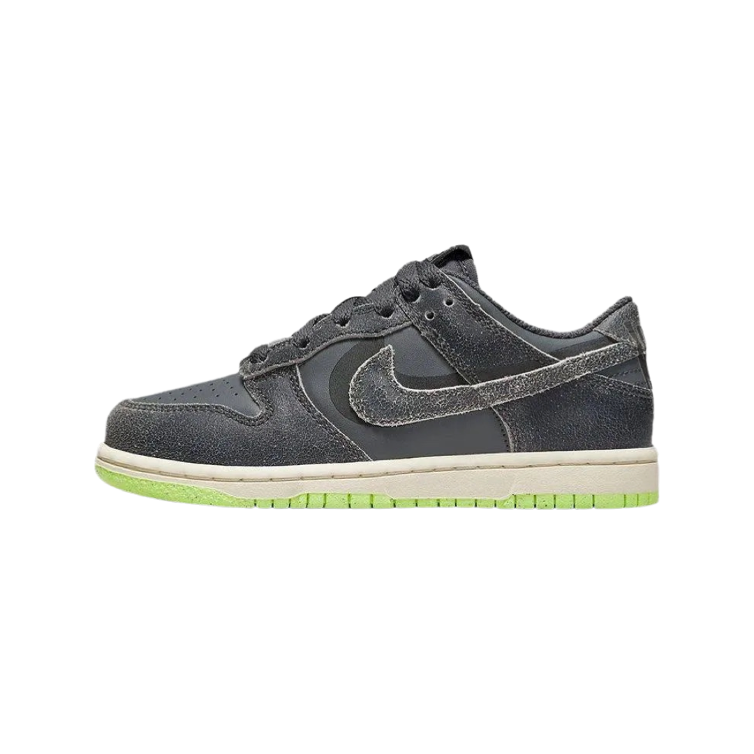 Nike Dunk Low Retro Premium Halloween 2022 Iron Grey Phantom Ghost Green Sneakers - Limited Edition Basketball Shoes for Men & Women - Perfect for Halloween Costumes, Streetwear Fashion, and Sneaker Collectors