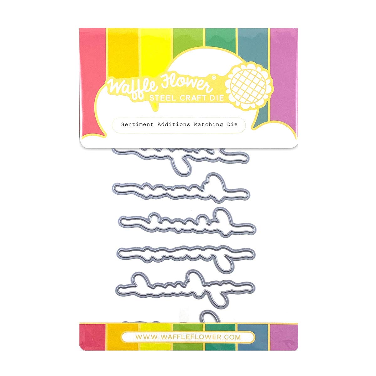 Waffle Flower Sentiment Additions Matching Die - Perfect for Card Making, Scrapbooking & DIY Crafts | High-Quality Die-Cut Stamps for Handmade Greeting Cards