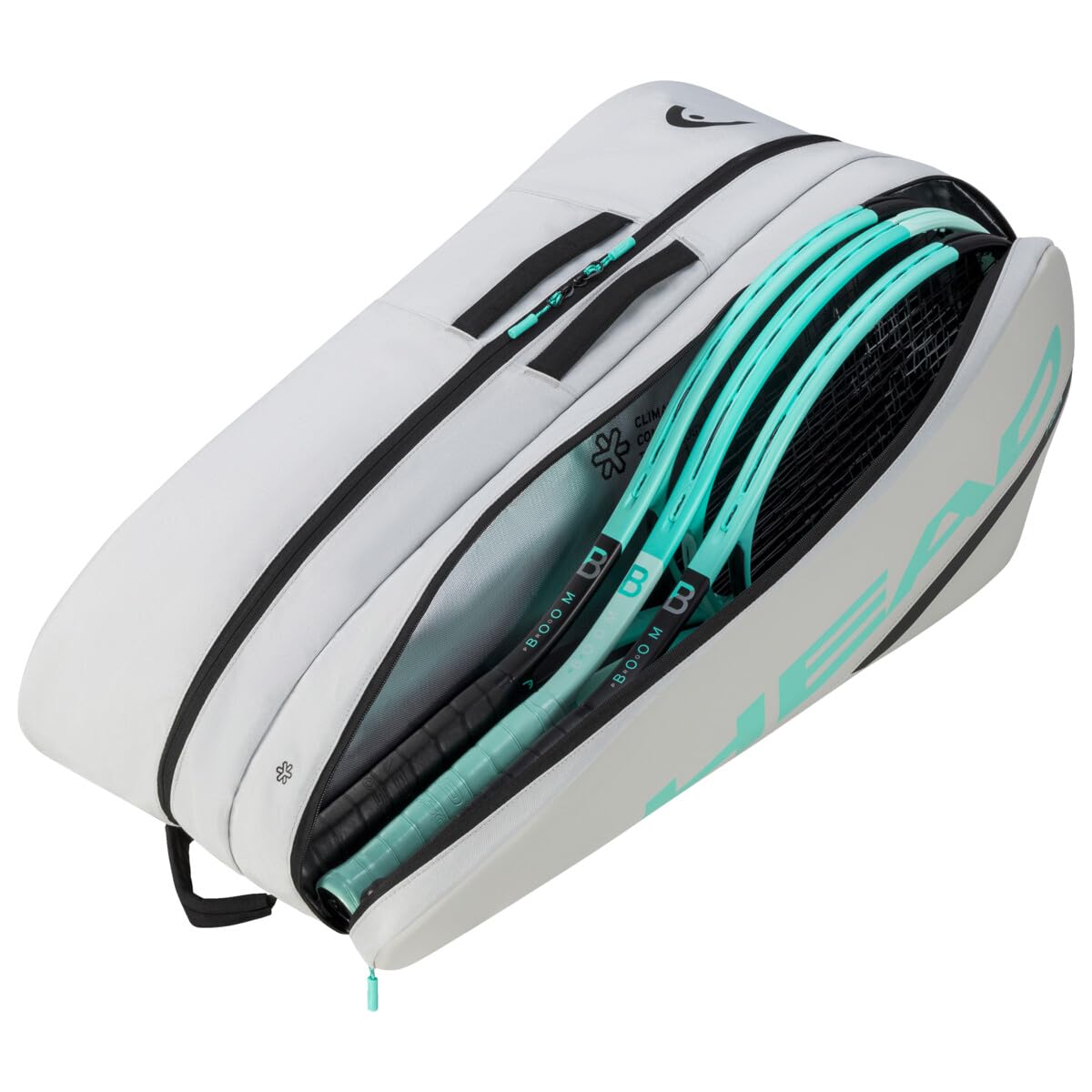 HEAD Tour Tennis Racket Bag - Large Size for 6 Rackets | Durable Sports Gear for Tennis Players & Coaches | Perfect for Tournaments, Training & Travel