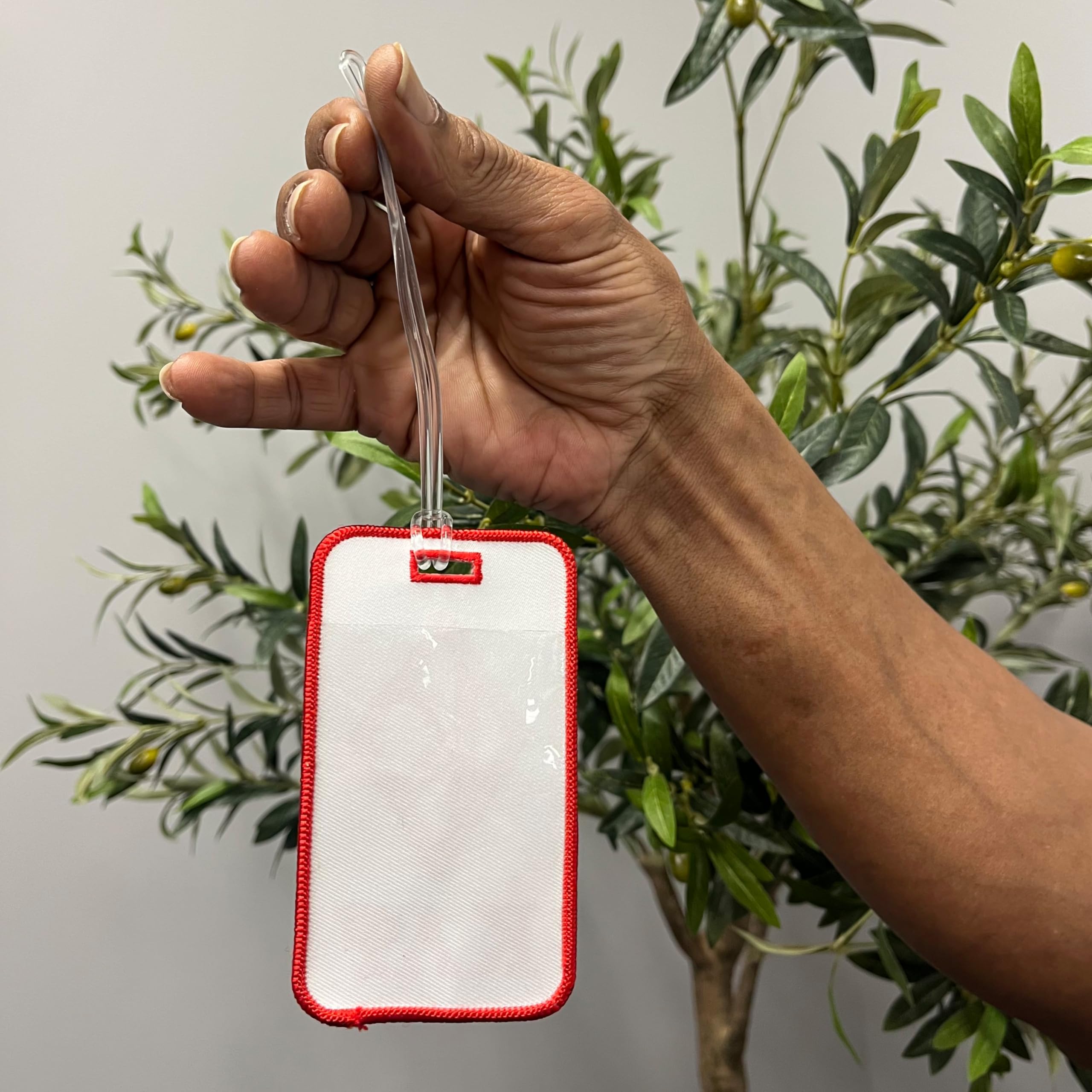Kappa Alpha Psi Fraternity Luggage Tag - Desert Cactus Design with Diamond Traditional Pattern | Durable Travel Bag Tag for Suitcases, Backpacks & College Greek Life Accessories