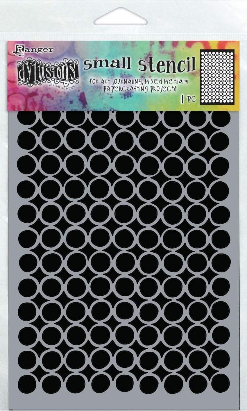 Dylusions Stencils Martha MAT - Creative Scrapbooking & Mixed Media Art Supplies for DIY Craft Projects - Perfect for Card Making, Journaling, and Home Decor