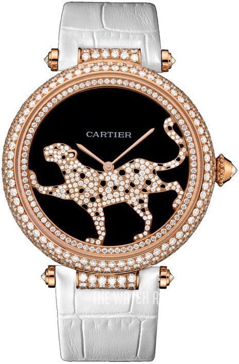 Cartier Panthere 18K Rose Gold Diamond Ladies Watch - Luxury Women's Jewelry for Elegant Occasions & Gifts