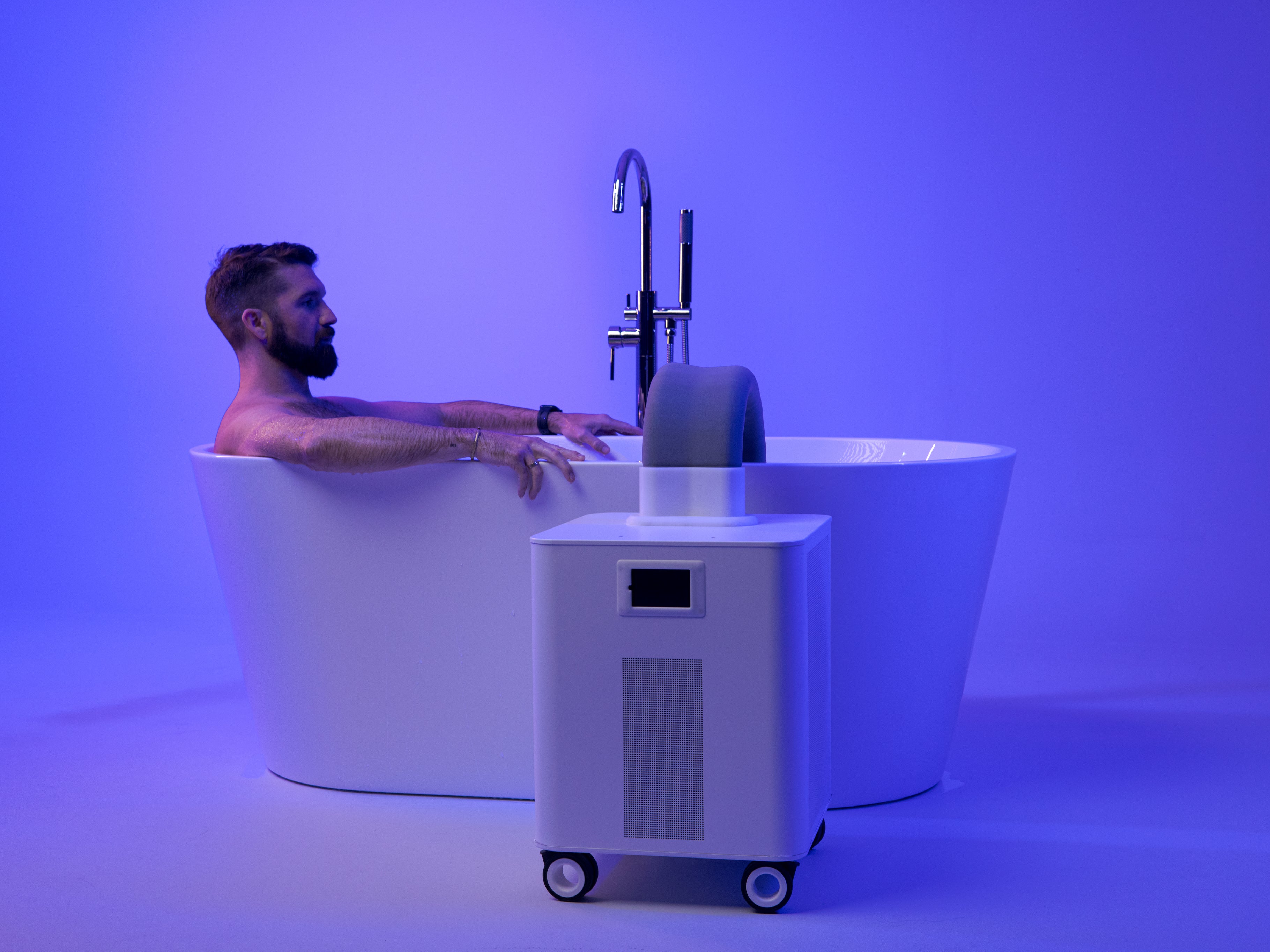 HomePlunge Portable Cold Plunge Tub for Athletes - Ice Bath for Muscle Recovery, Hydrotherapy & Relaxation at Home | Perfect for Post-Workout, Sports Therapy & Wellness