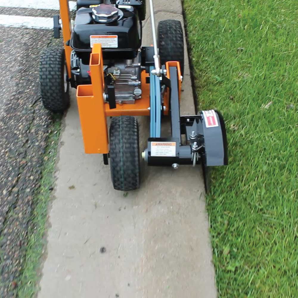 Brave Edger | Star Blade | Honda GX160 Commercial Grade Trimmer | Heavy Duty Lawn Edging Tool for Professional Landscaping | Perfect for Yard Maintenance, Garden Borders & Driveway Edging
