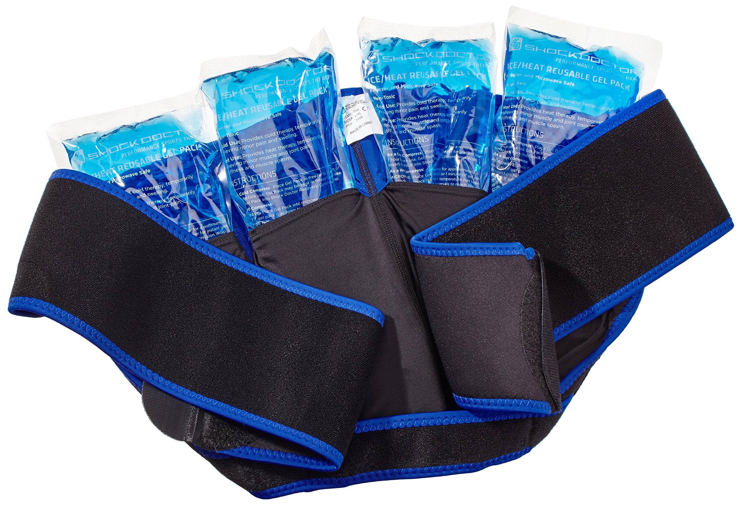 Shock Doctor ICE Recovery Compression Shoulder Wrap - Cold Therapy for Shoulder Pain Relief & Injury Recovery - Perfect for Athletes, Post-Workout & Arthritis Sufferers