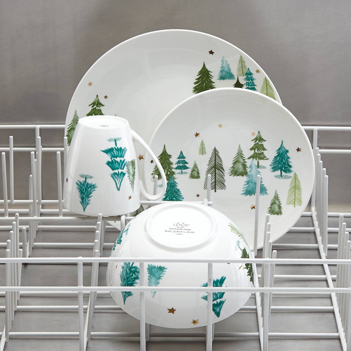Balsam Lane 4-Piece All-Purpose Bowl Set - Durable & Versatile Kitchen Bowls for Mixing, Serving, and Food Prep - Perfect for Salads, Soups, Cereal, and Entertaining