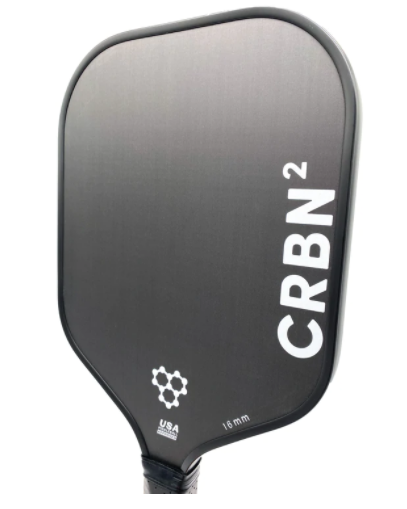 Crbn² Square Pickleball Paddle - Premium Carbon Fiber Pickleball Racket [White] | Perfect for Competitive Play & Recreational Games