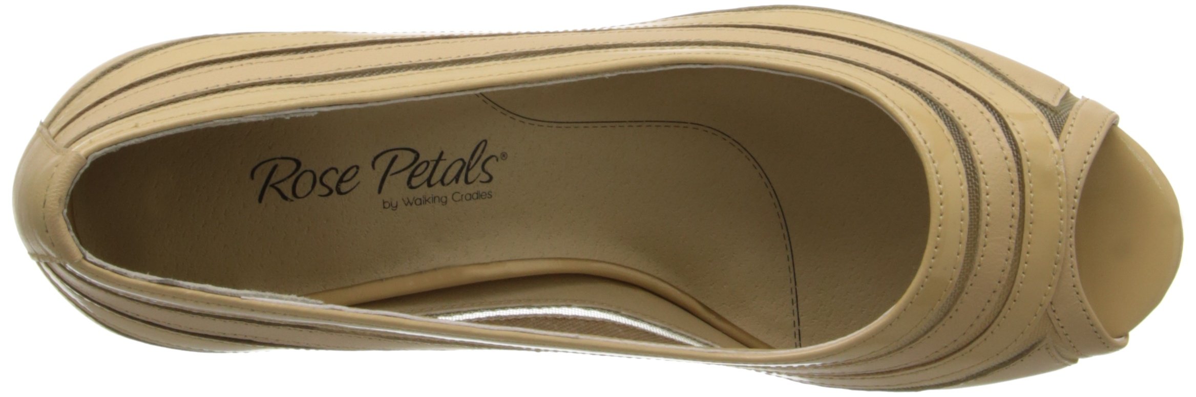 Elegant Rose Petals Women's Poet Platform Pump Shoes - Comfortable High Heels for Weddings, Parties & Special Occasions