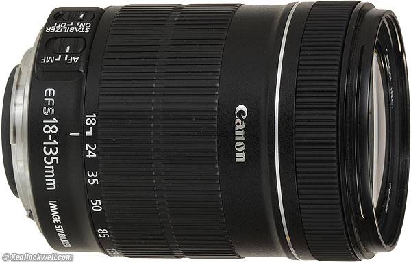 Canon EF-S 18-135mm f/3.5-5.6 IS STM Lens for DSLR Cameras - Perfect for Travel, Portrait & Wildlife Photography