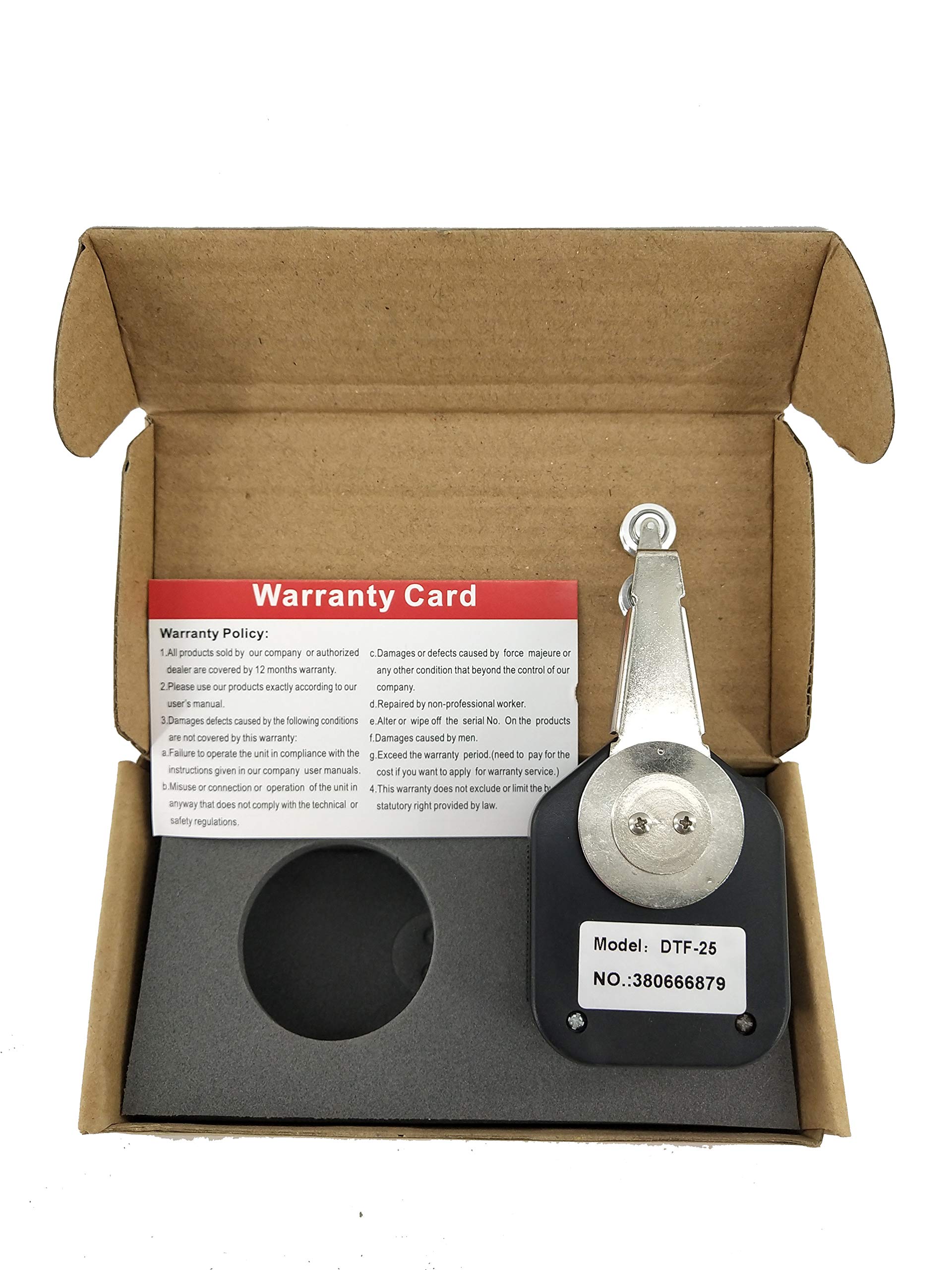 DTF-25 Double Needles Yarn Tension Meter Tester Gauge - 25-2-25gw Measurement Range for Textile Industry | Precise Thread Tension Measurement for Knitting, Weaving & Sewing Machines