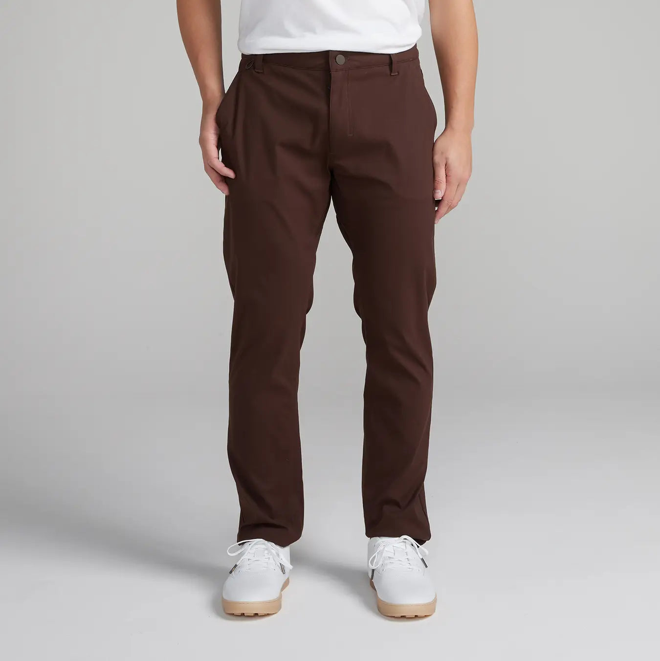 TRUE All Day Chino Pants for Men - Comfortable Stretch Dress Pants for Office, Travel & Casual Wear - Slim Fit Work Pants with Wrinkle-Free Fabric