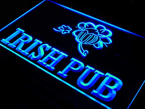 ADVPRO i969-b Irish Pub Bar Neon Light Sign - Vintage Home Decor for Pubs, Clubs & Man Caves - Perfect for St. Patrick's Day & Game Nights