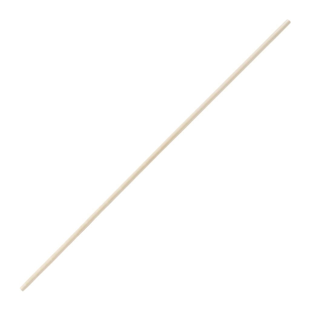 Straight White Wax Bo Staff for Youth - Martial Arts Training, Kung Fu Practice, and Performance Props