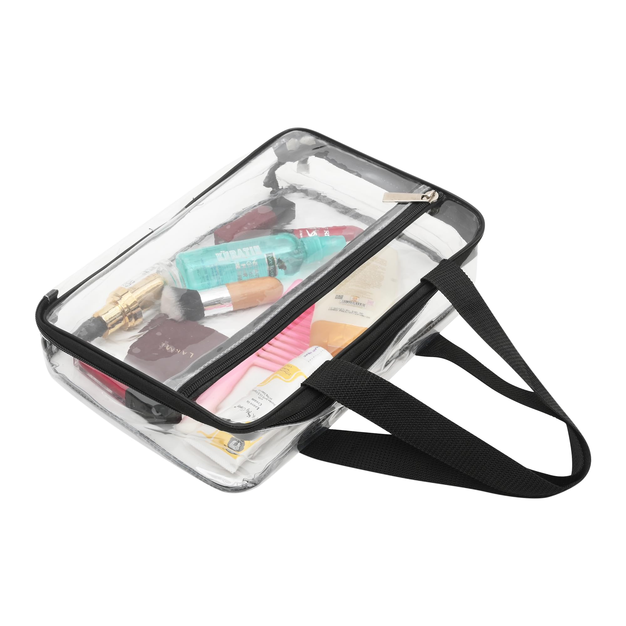LYF5STAR Clear PVC Makeup Organizer Bag (12