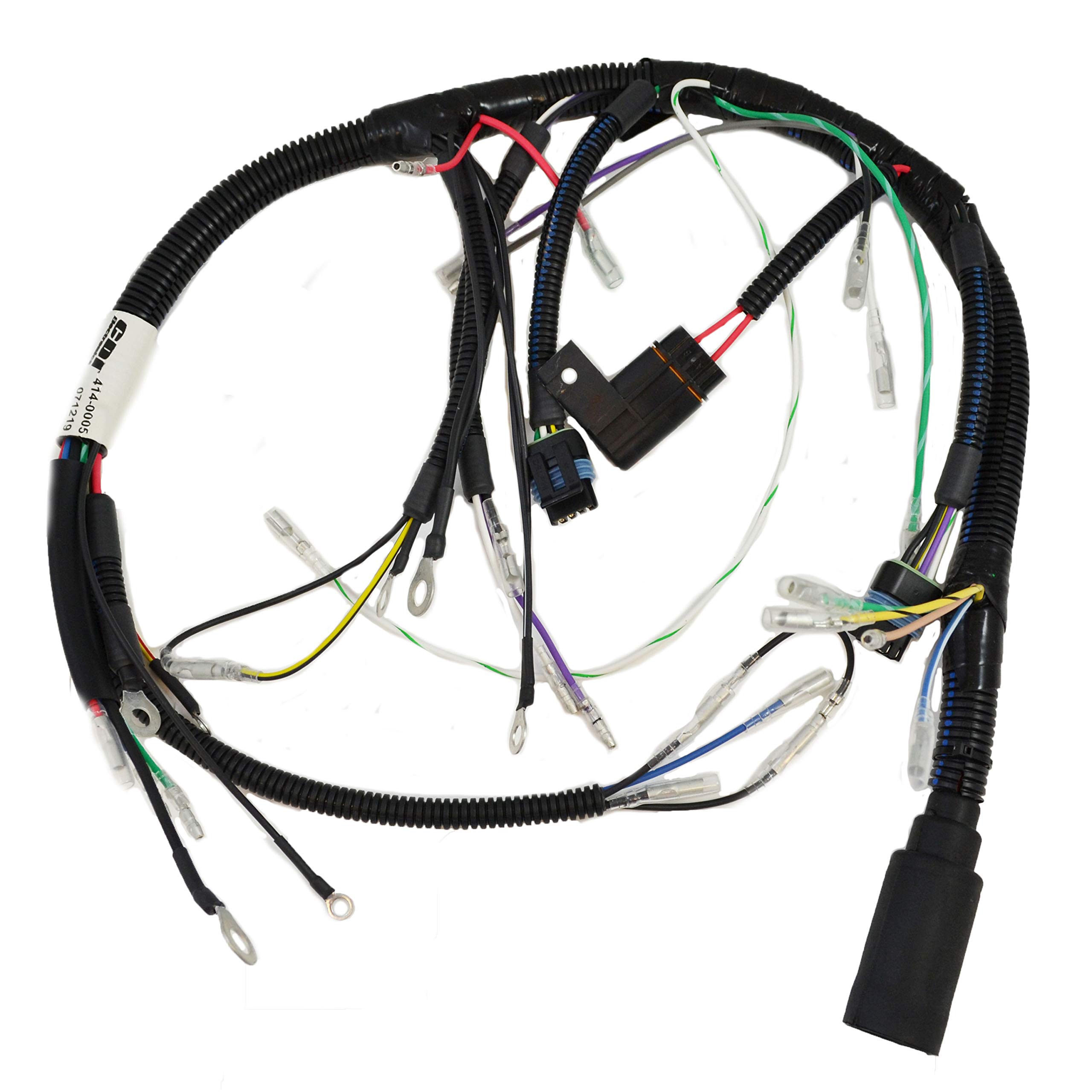 CDI Electronics 414-0005 Wiring Harness Replacement for Mercury 2 Cylinder Outboard Motors - Perfect for Marine Engine Repairs & Maintenance