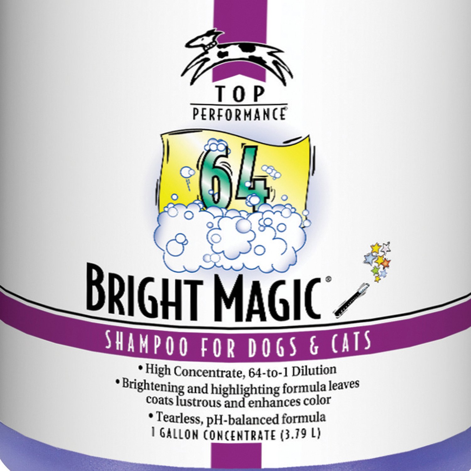 Top Performance TP 64 Shampoo Gal Bright Magic - Professional Hair Care for Shiny, Vibrant Color-Treated Hair | Perfect for Salons & At-Home Use