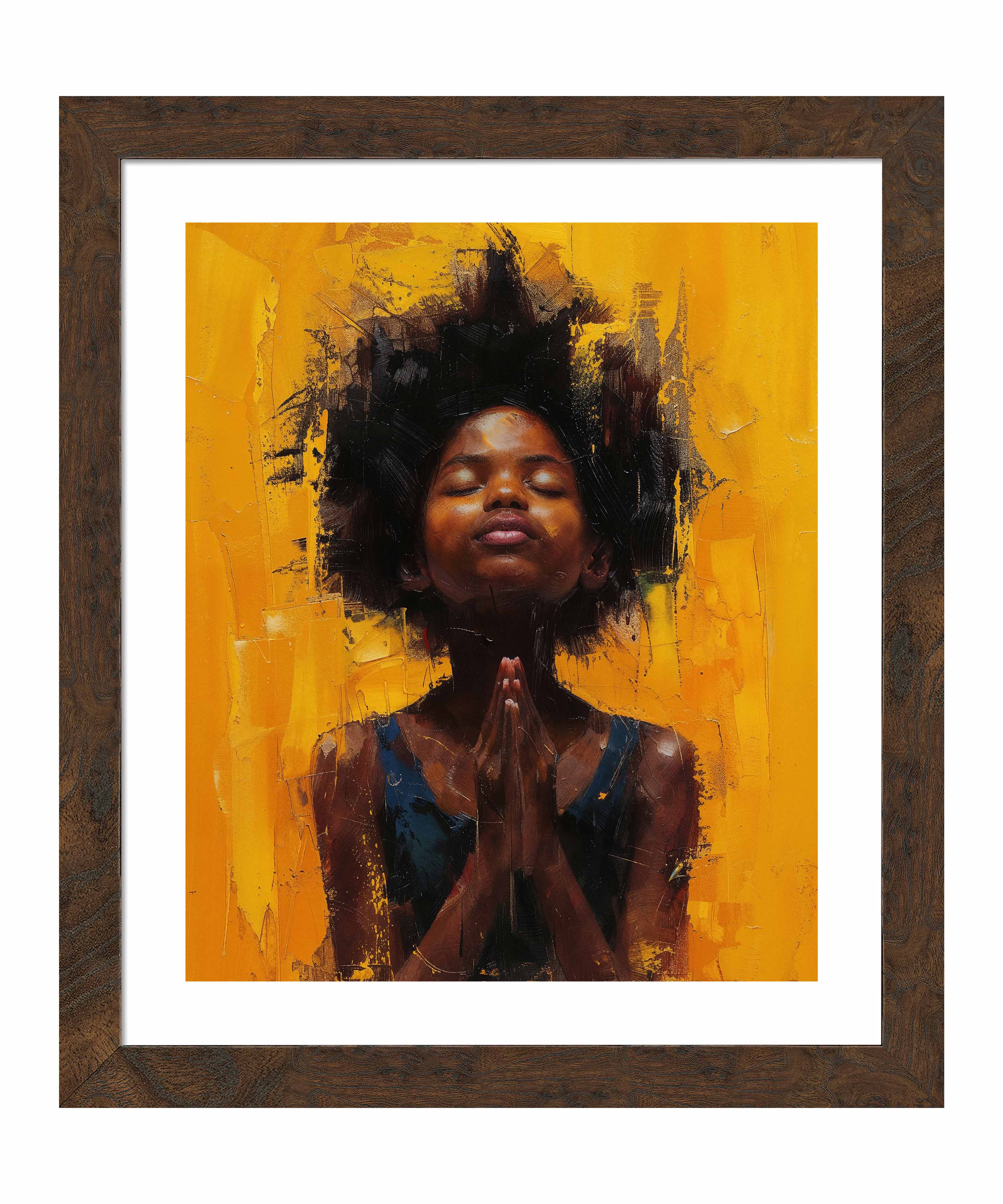 Devotional Art Prints with Candlelight - Perfect for Home Decor, Meditation Spaces & Spiritual Gifts