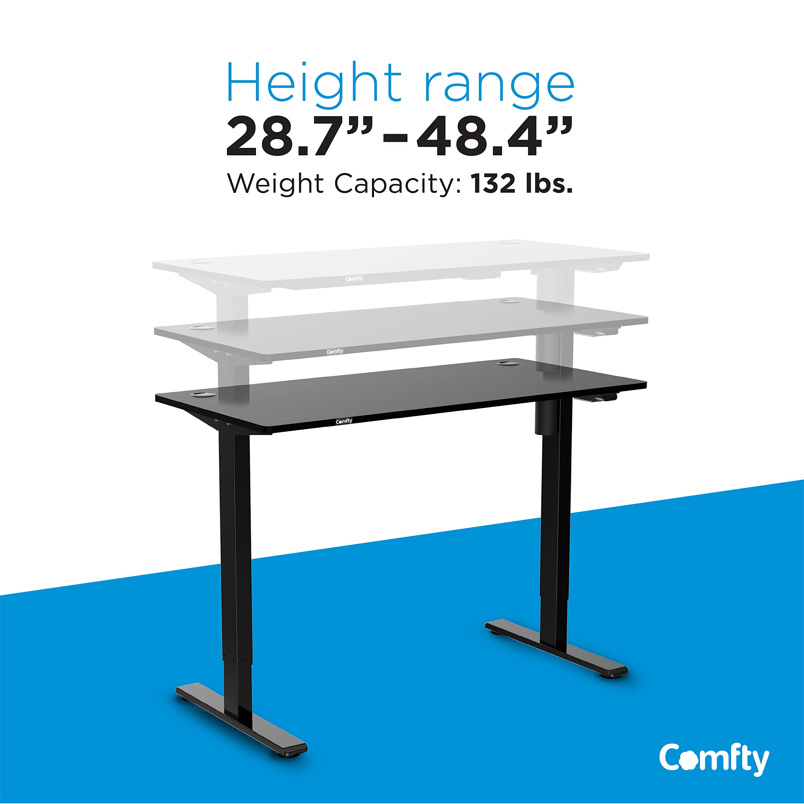 Adjustable Height Desk for Home & Office - 28.7
