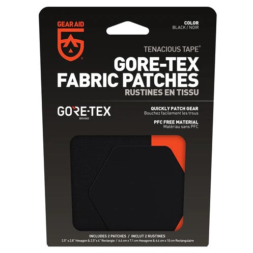 Gear Aid Tenacious Tape Gore-Tex Fabric Patches - Durable Repair for Jackets, Tents & Outdoor Gear - Waterproof Adhesive Patch for Hiking, Camping & Adventure Gear
