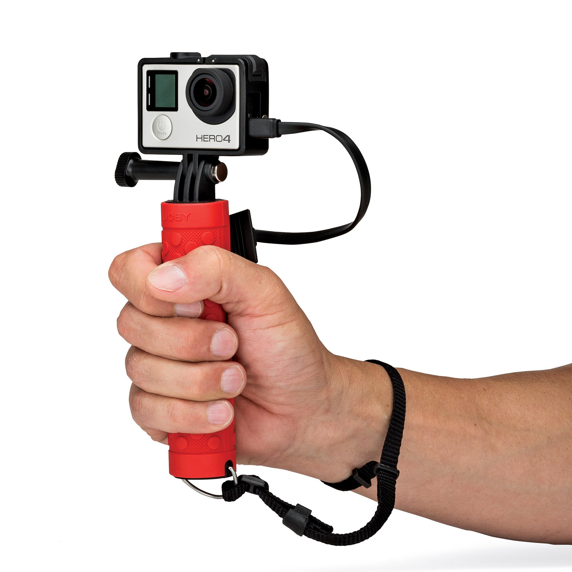 JOBY Action Battery Grip - Portable Charger & Hand Grip for GoPro & Action Cameras - Perfect for Outdoor Adventures & Vlogging