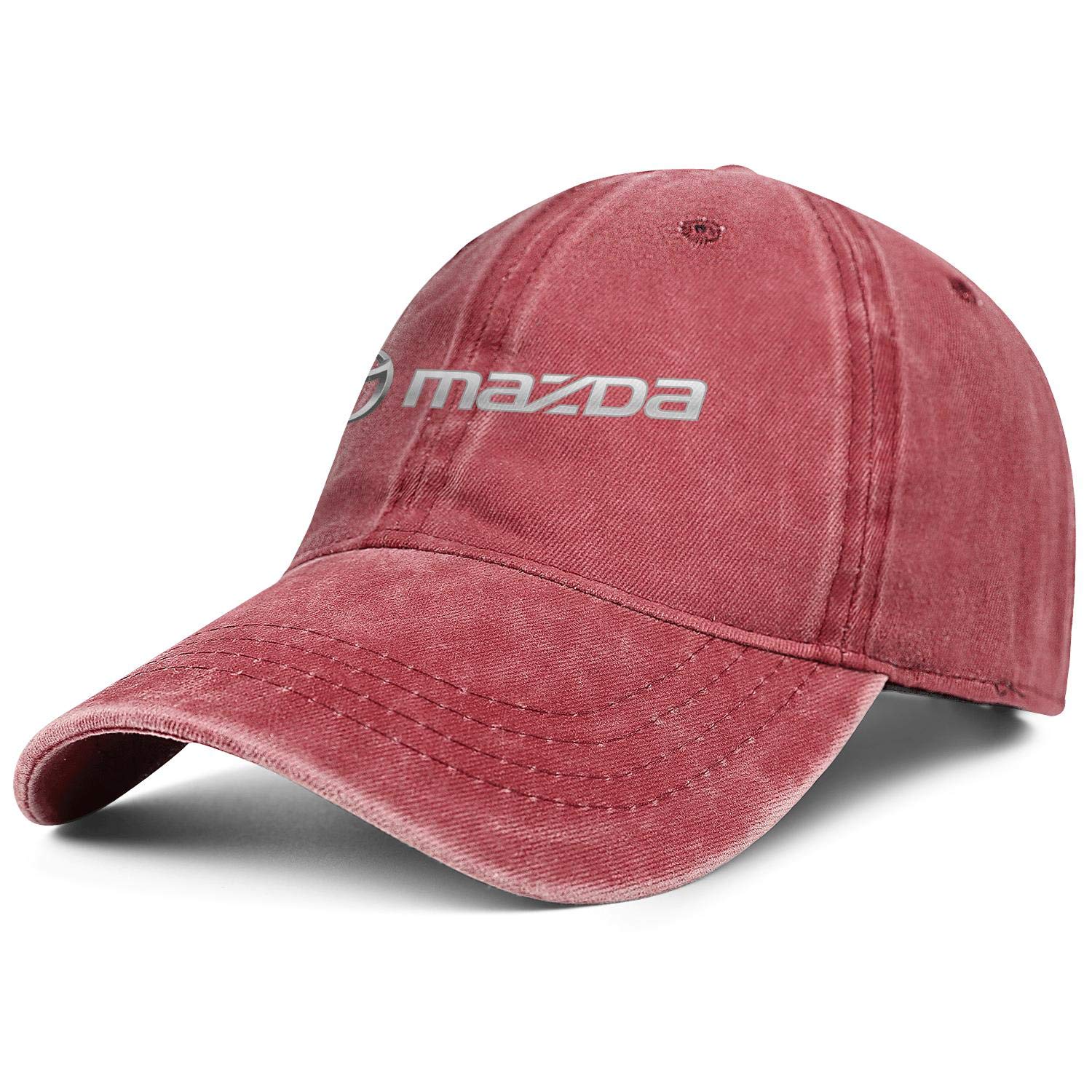 Snapback Golf Cap for Women & Men - Classic Denim Hat with Mazda Logo | Perfect for Golf, Driving & Casual Wear