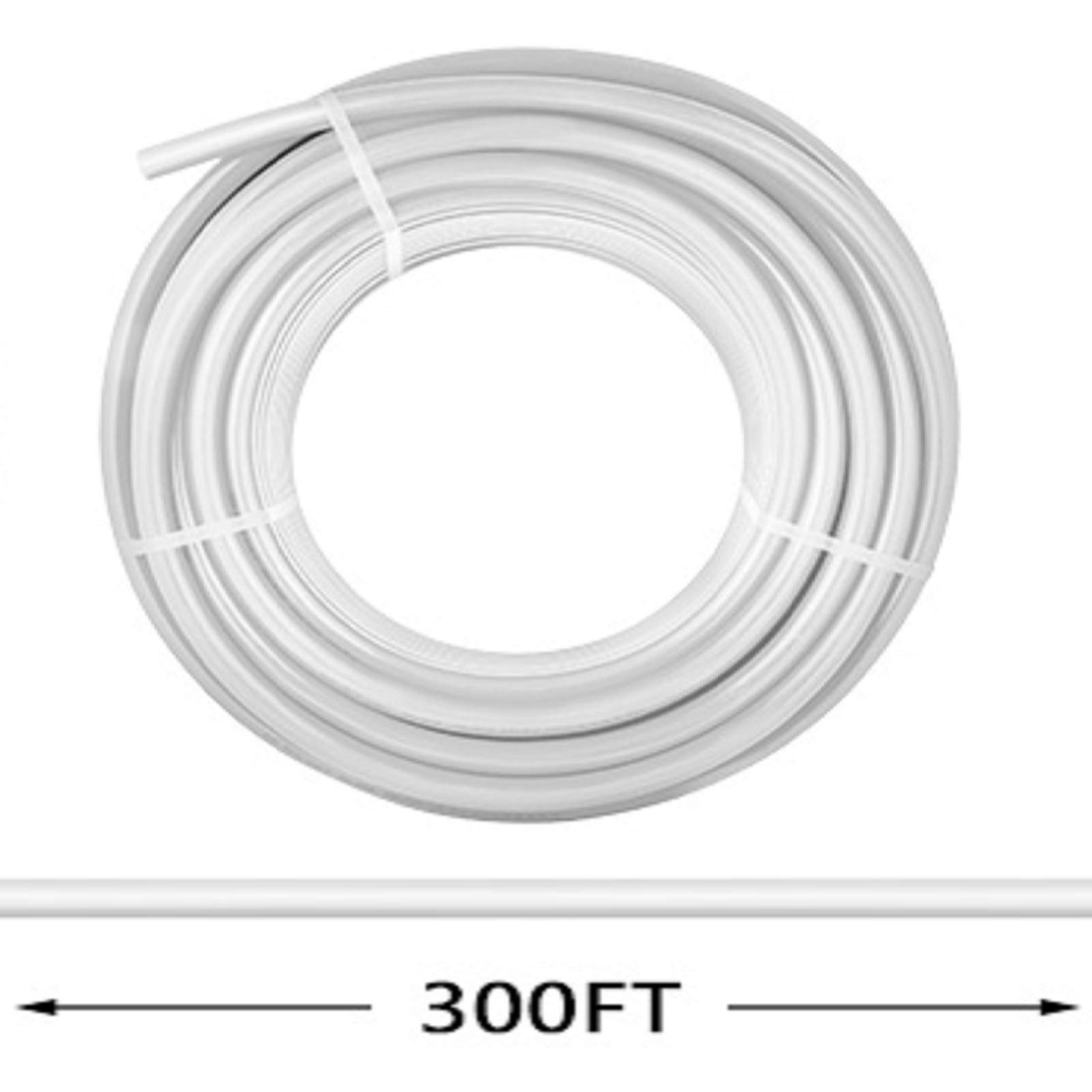 Happybuy 3/4 Inch 300 Feet Oxygen Barrier PEX Tubing Coil - EVOH PEX-B Pipe for Radiant Floor Heating | Residential & Commercial Use | Hydronic Heating Systems, Snow Melting Applications