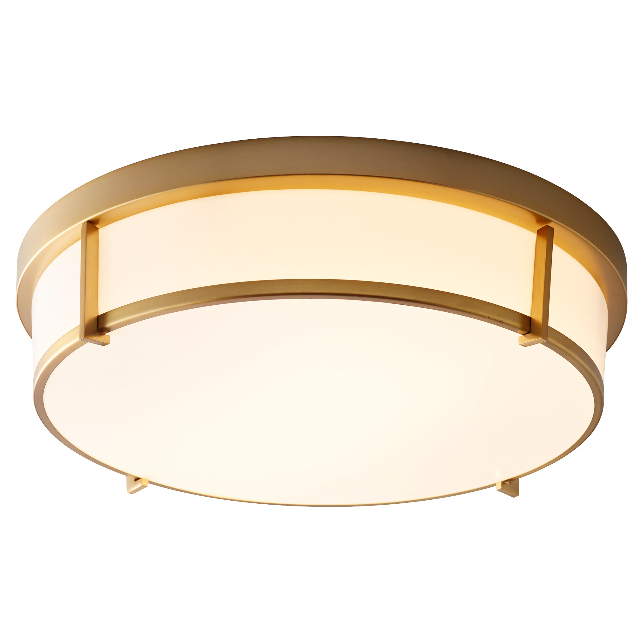 Oxygen Io 3 689 40 Ceiling Mounts in Aged Brass Finish - Durable Lighting Fixture Hardware for Modern Home & Commercial Spaces