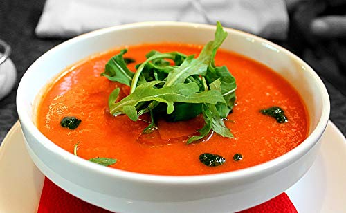 Tomato Soup First Meal Poster - 20x30 Inch Laminated Kitchen Wall Art with Vibrant Colors - Perfect for Dining Room Decor & Italian Restaurant Theme