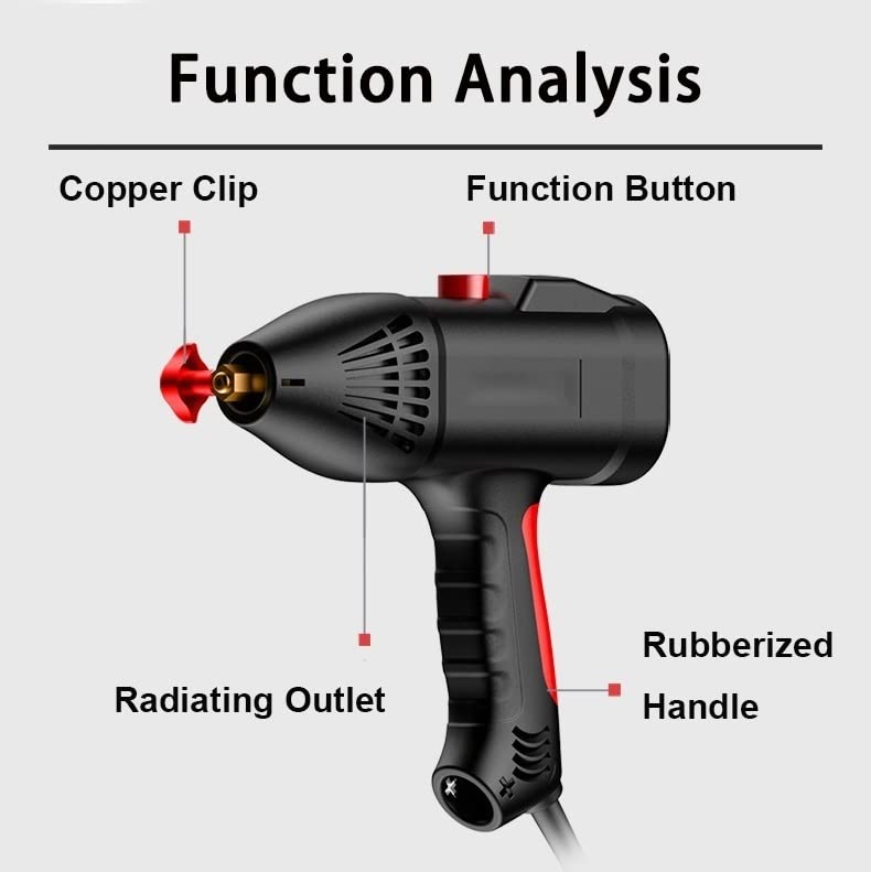 HBCHEN Portable Welding Machine - 110V Handheld Welder Gun, Small Digital Automatic Welding Tool for Home DIY, Metal Repair & Craft Projects