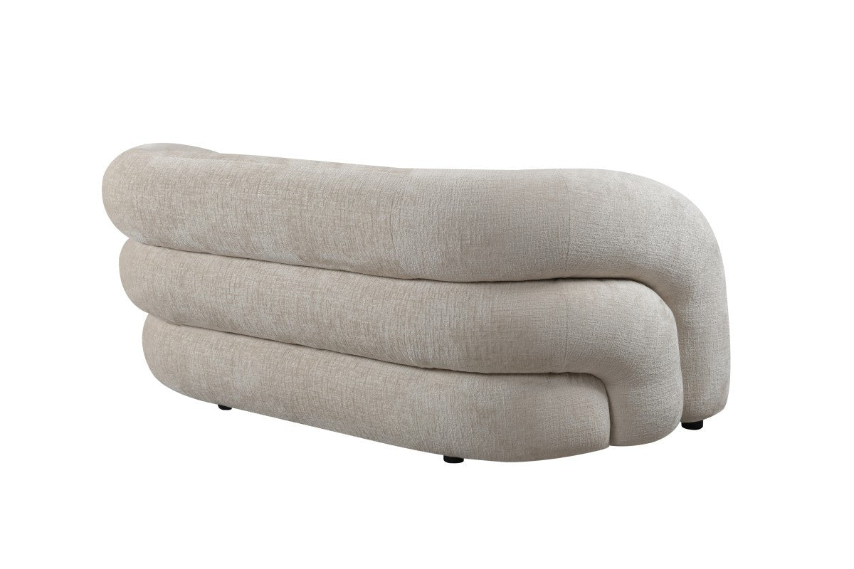 Brantley Beige Sofa - Modern Comfortable Couch for Living Room, Lounge & Home Decor